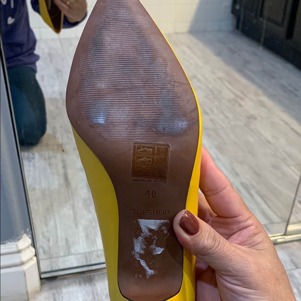 Topshop Yellow Women's Shoes - Picture 3 of 3